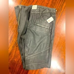 NWT Skaist Taylor Black Faux Leather Pants 8/29